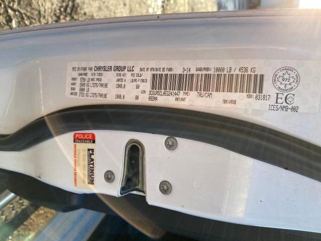 Photo 10 from auction – 2014 RAM 2500 ST with VIN 3C6UR5CL0EG241447