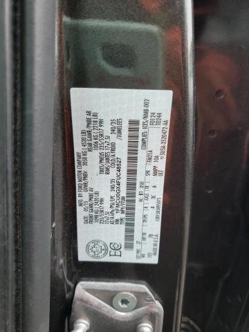 Photo 14 from auction – 2015 FORD ESCAPE SE with VIN 1FMCU0GX4FUC48527
