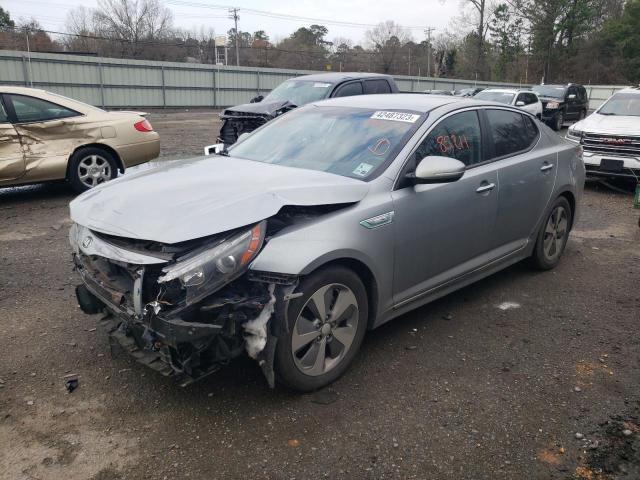 KIA OPTIMA HYB 2015 with VIN KNAGN4AD1F5091653 - Photo from auction
