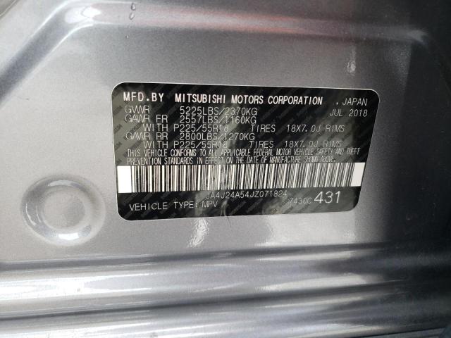 Photo 14 from auction – 2018 MITSUBISHI OUTLANDER with VIN JA4J24A54JZ071824
