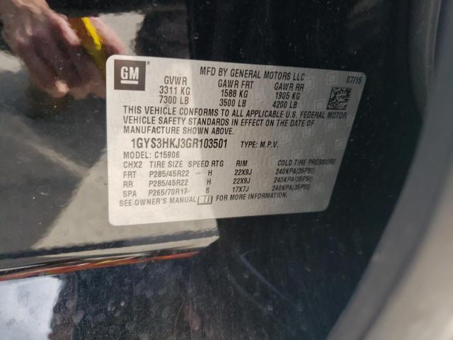 Photo 14 from auction – 2016 CADILLAC ESCALADE E with VIN 1GYS3HKJ3GR103501