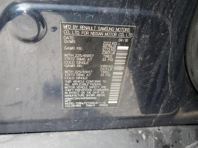 Photo 14 from auction – 2016 NISSAN ROGUE S with VIN KNMAT2MV4GP689992