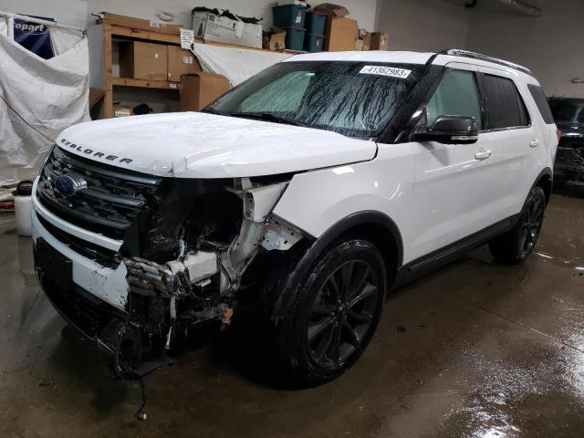 FORD EXPLORER X 2018 with VIN 1FM5K8D86JGA77734 - Photo from auction
