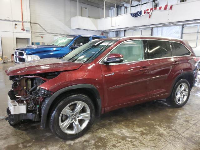 TOYOTA HIGHLANDER 2016 with VIN 5TDDCRFH7GS019825 - Photo from auction