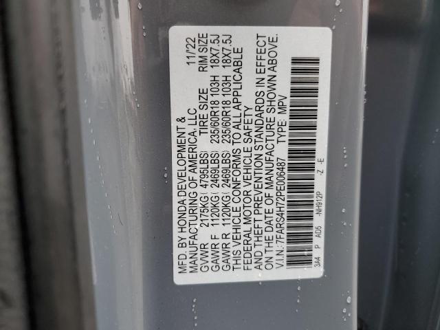 Photo 14 from auction – 2023 HONDA CR-V EXL with VIN 7FARS4H72PE006487
