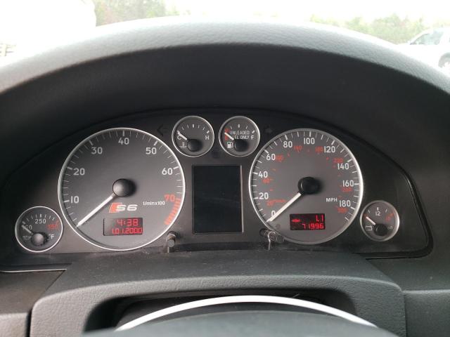 Photo 9 from auction – 2002 AUDI S6 AVANT Q with VIN WAUXU64B32N066062
