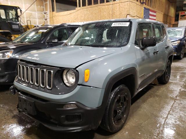 JEEP RENEGADE S 2018 with VIN ZACCJBAH6JPH52274 - Photo from auction