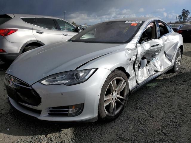 TESLA MODEL S 2014 with VIN 5YJSA1S17EFP64096 - Photo from auction