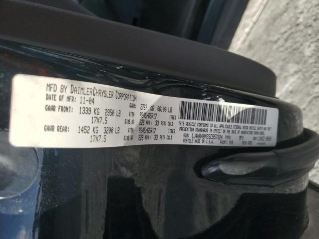 Photo 14 from auction – 2005 JEEP GRAND CHER with VIN 1J4HR48N35C557324