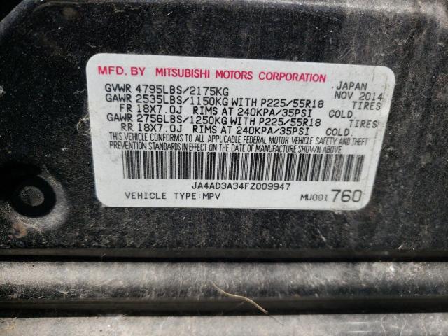 Photo 14 from auction – 2015 MITSUBISHI OUTLANDER with VIN JA4AD3A34FZ009947