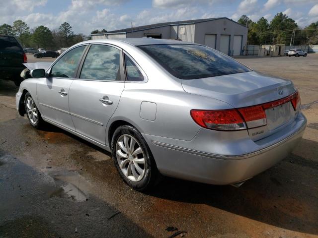 Photo 2 from auction – 2007 HYUNDAI AZERA SE with VIN KMHFC46F27A181980