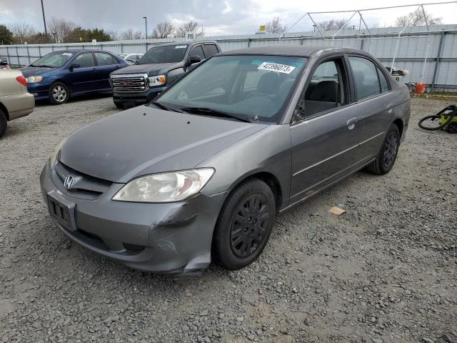 HONDA CIVIC LX 2004 with VIN 2HGES16514H533745 - Photo from auction