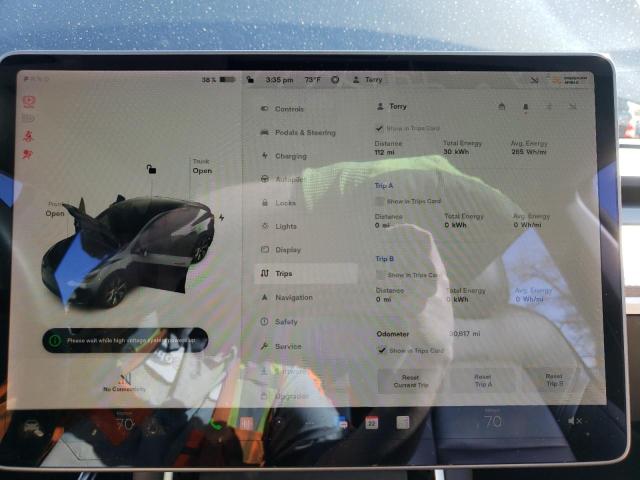 Photo 9 from auction – 2020 TESLA MODEL Y with VIN 5YJYGDEE7LF031567