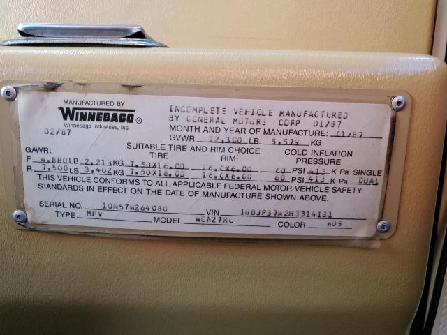 Photo 10 from auction – 1987 CHEVROLET P30 with VIN 1GBJP37W2H3314131