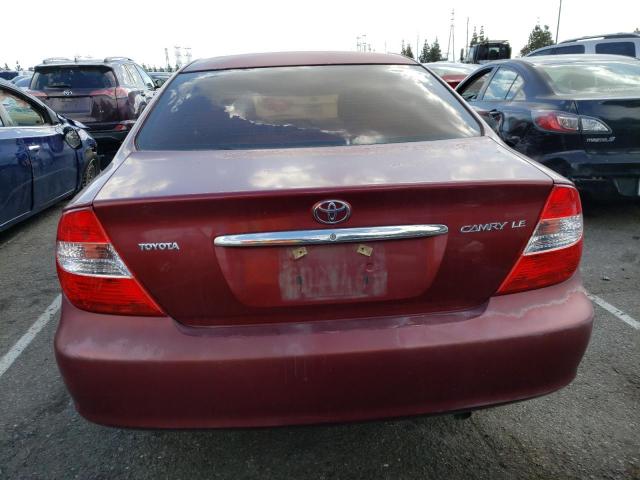 Photo 6 from auction – 2003 TOYOTA CAMRY LE with VIN 4T1BE32K93U250002