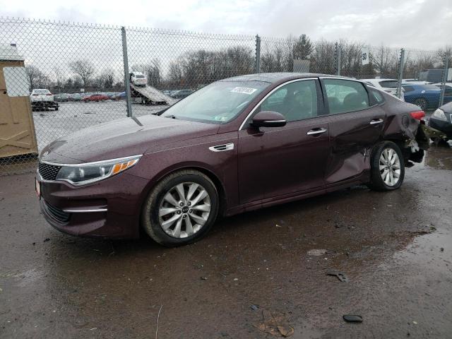 KIA OPTIMA EX 2016 with VIN 5XXGU4L32GG011820 - Photo from auction