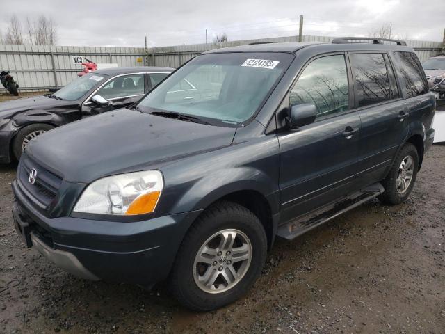 HONDA PILOT EX 2003 with VIN 2HKYF184X3H536637 - Photo from auction