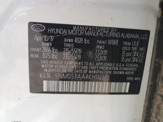 Photo 14 from auction – 2019 HYUNDAI SANTA FE L with VIN 5NMS53AA4KH112273