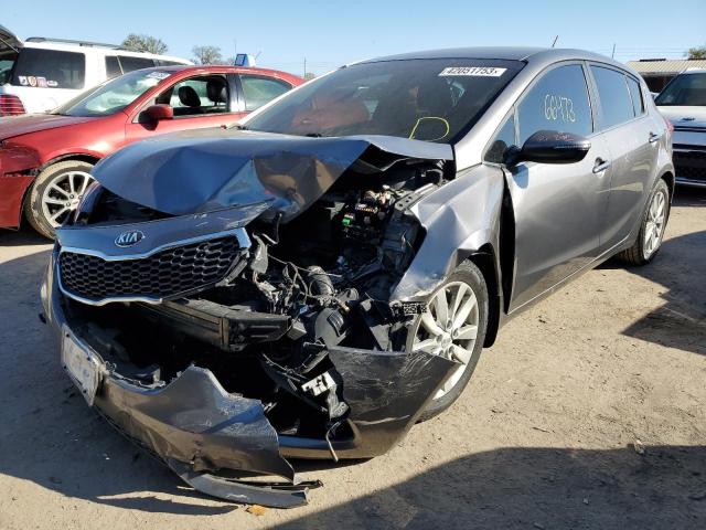 KIA FORTE EX 2015 with VIN KNAFX5A85F5398886 - Photo from auction