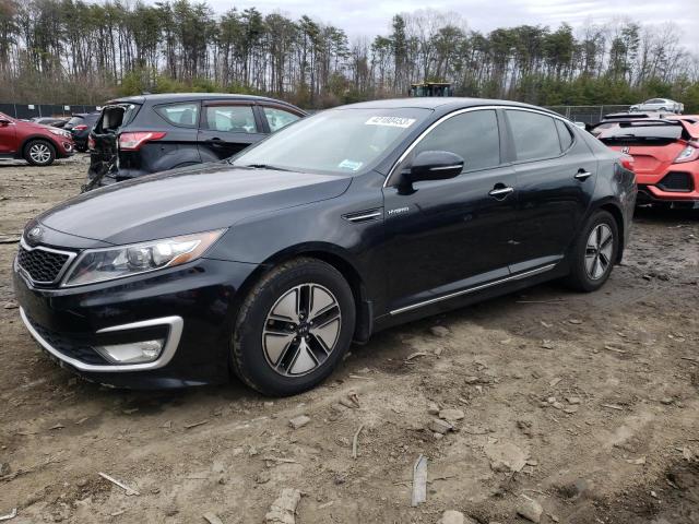 KIA OPTIMA HYB 2013 with VIN KNAGM4AD8D5058844 - Photo from auction