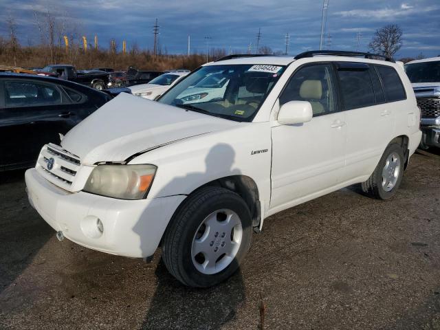 TOYOTA HIGHLANDER 2004 with VIN JTEEP21A640006164 - Photo from auction