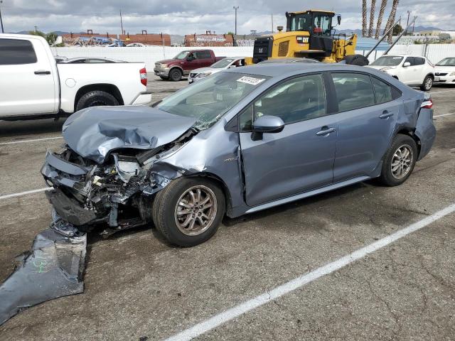 TOYOTA COROLLA LE 2021 with VIN JTDEAMDE7MJ027437 - Photo from auction