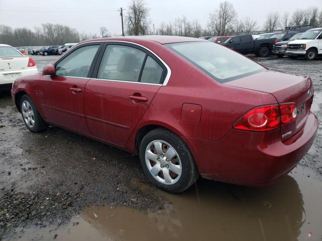 Photo 2 from auction – 2008 KIA OPTIMA LX with VIN KNAGE123185227206
