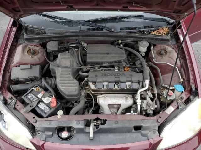 Photo 11 from auction – 2003 HONDA CIVIC LX with VIN 2HGES16553H571137