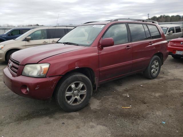 TOYOTA HIGHLANDER 2006 with VIN JTEHP21A560186320 - Photo from auction