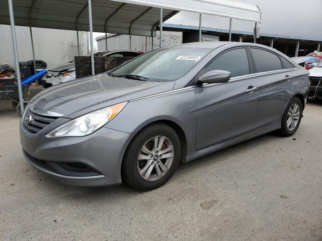 HYUNDAI SONATA GLS 2014 with VIN 5NPEB4AC1EH845871 - Photo from auction