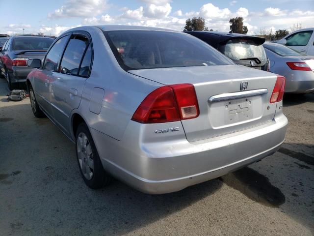 Photo 2 from auction – 2002 HONDA CIVIC EX with VIN 2HGES26712H600185