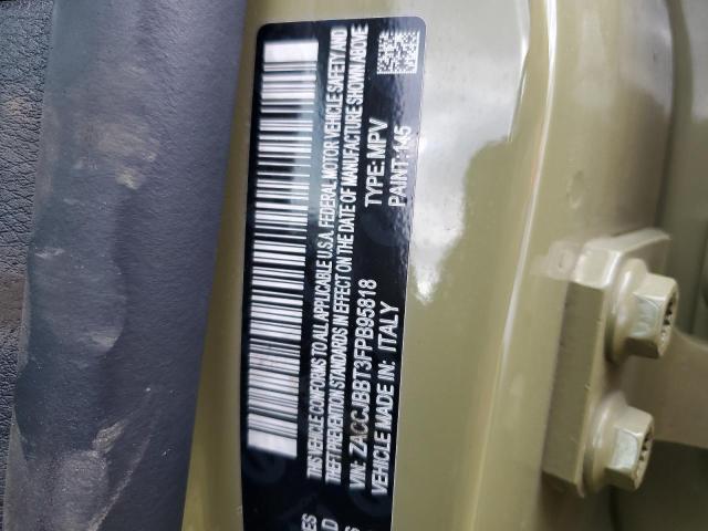Photo 14 from auction – 2015 JEEP RENEGADE L with VIN ZACCJBBT3FPB95818