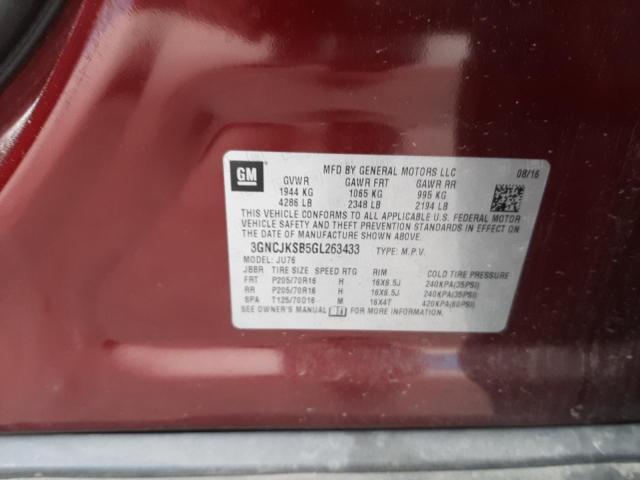 Foto 14 de la subasta – 2016 CHEVROLET TRAX LS con VIN 3GNCJKSB5GL263433