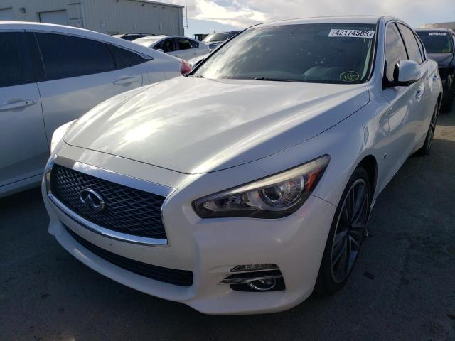 INFINITI Q50 BASE 2014 with VIN JN1BV7APXEM678577 - Photo from auction