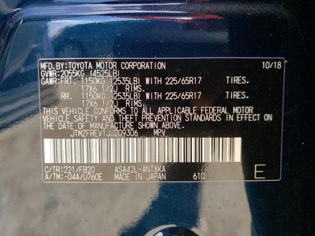 Photo 14 from auction – 2018 TOYOTA RAV4 LE with VIN JTMZFREV1JJ209306