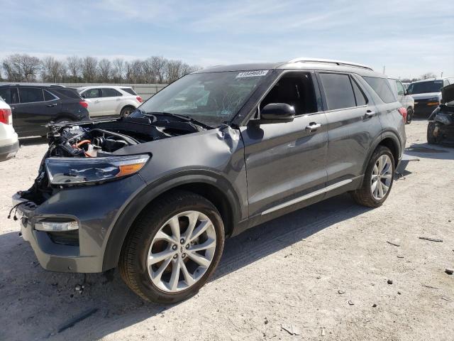 FORD EXPLORER P 2022 with VIN 1FM5K8HW0NNA10895 - Photo from auction