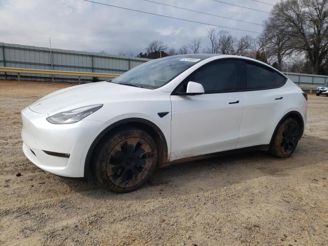 TESLA MODEL Y 2022 with VIN 7SAYGDEE7NA014853 - Photo from auction