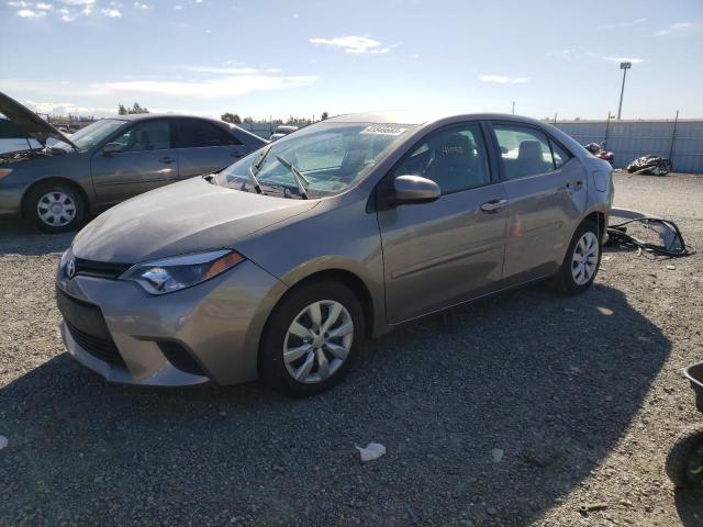 TOYOTA COROLLA L 2014 with VIN 2T1BURHE2EC177812 - Photo from auction