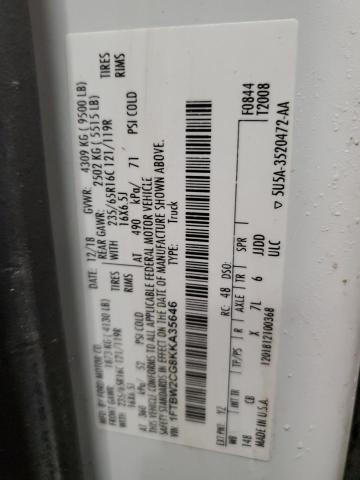 Photo 14 from auction – 2019 FORD TRANSIT T- with VIN 1FTBW2CG8KKA35646