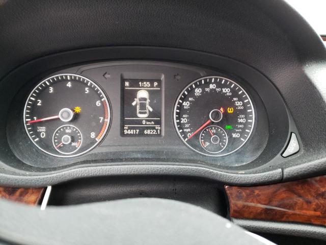 Photo 9 from auction – 2013 VOLKSWAGEN PASSAT SEL with VIN 1VWCH7A31DC043173