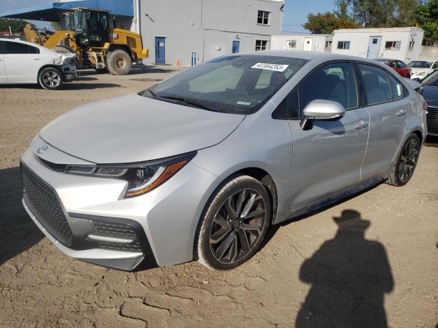 TOYOTA COROLLA SE 2020 with VIN 5YFS4RCE6LP035953 - Photo from auction