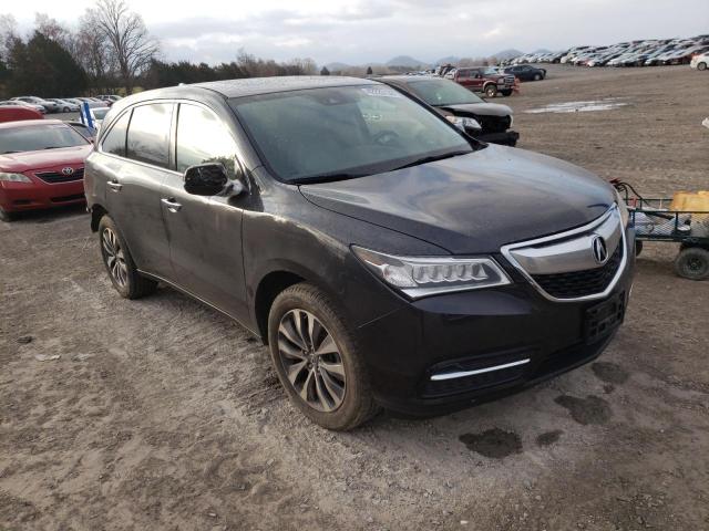 Photo 4 from auction – 2016 ACURA MDX TECHNO with VIN 5FRYD4H44GB039870