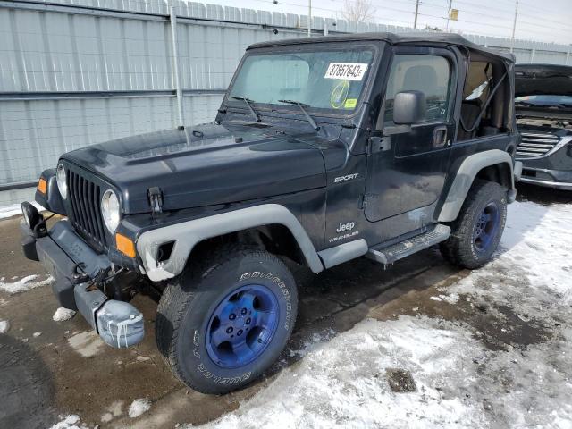 JEEP WRANGLER / 2003 with VIN 1J4FA49SX3P343374 - Photo from auction