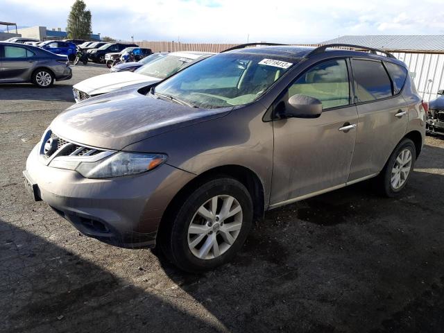 NISSAN MURANO S 2012 with VIN JN8AZ1MW5CW210596 - Photo from auction