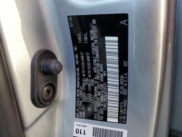 Photo 14 from auction – 2020 TOYOTA SIENNA LE with VIN 5TDKZ3DC1LS076431