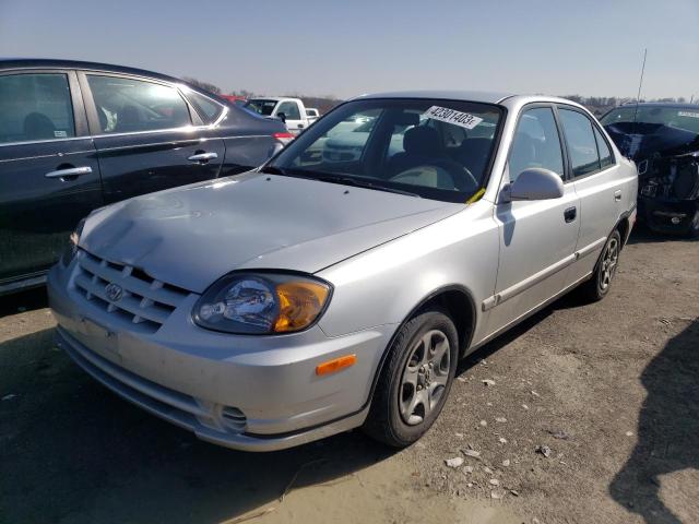 HYUNDAI ACCENT GL 2003 with VIN KMHCG45C73U491663 - Photo from auction
