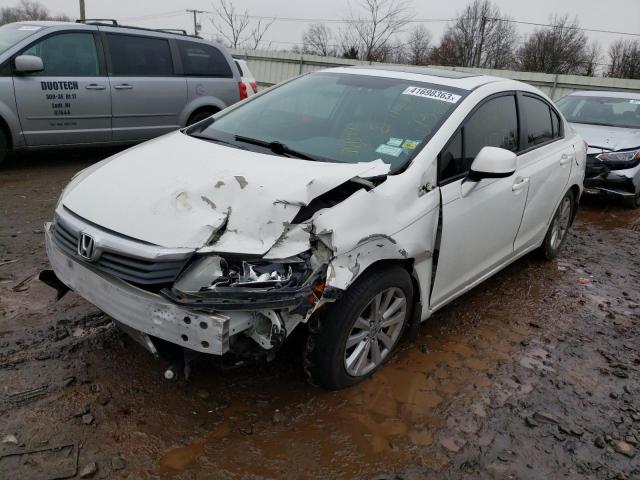 HONDA CIVIC EXL 2012 with VIN 2HGFB2F95CH513896 - Photo from auction