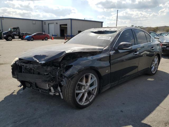 INFINITI Q50 BASE 2015 with VIN JN1BV7AP1FM346674 - Photo from auction