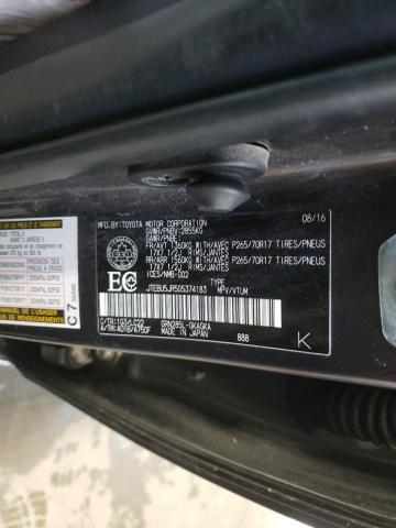 Photo 14 from auction – 2016 TOYOTA 4RUNNER SR with VIN JTEBU5JR5G5374183