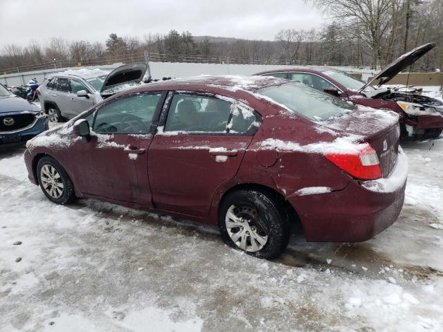 Photo 2 from auction – 2012 HONDA CIVIC with VIN 2HGFB2F54CH574928